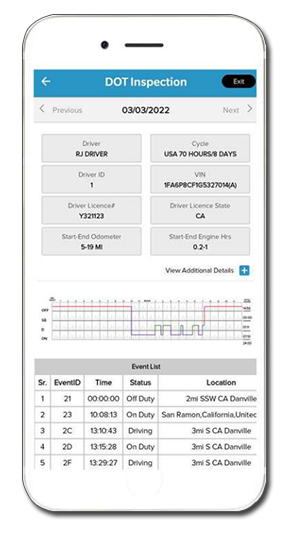 matrack eld dot inspection mode