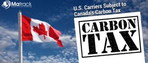 US carriers subject to canada's carbon tax