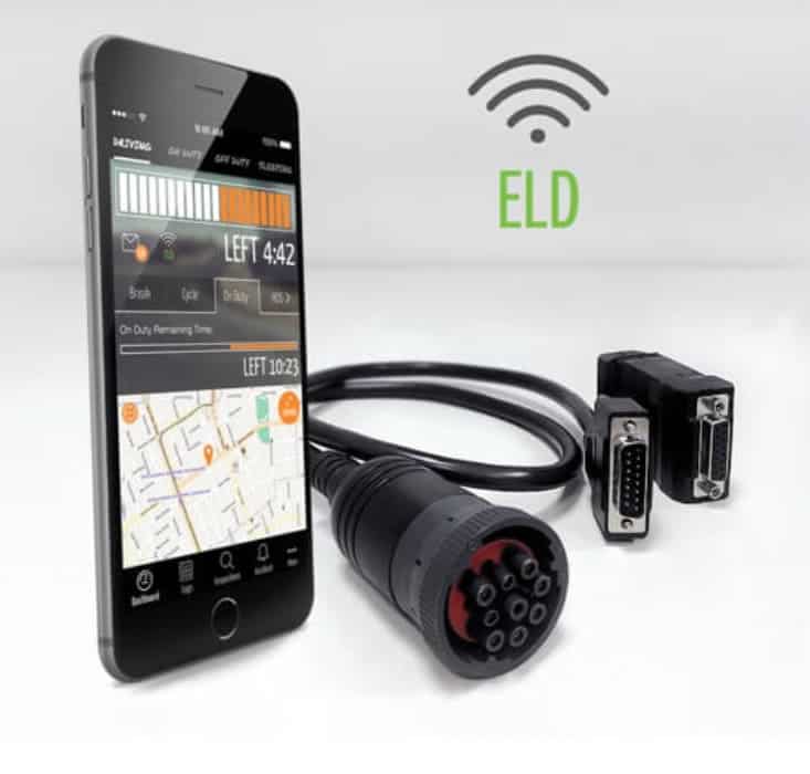 Gorilla safety ELD device and mobile app dashboard