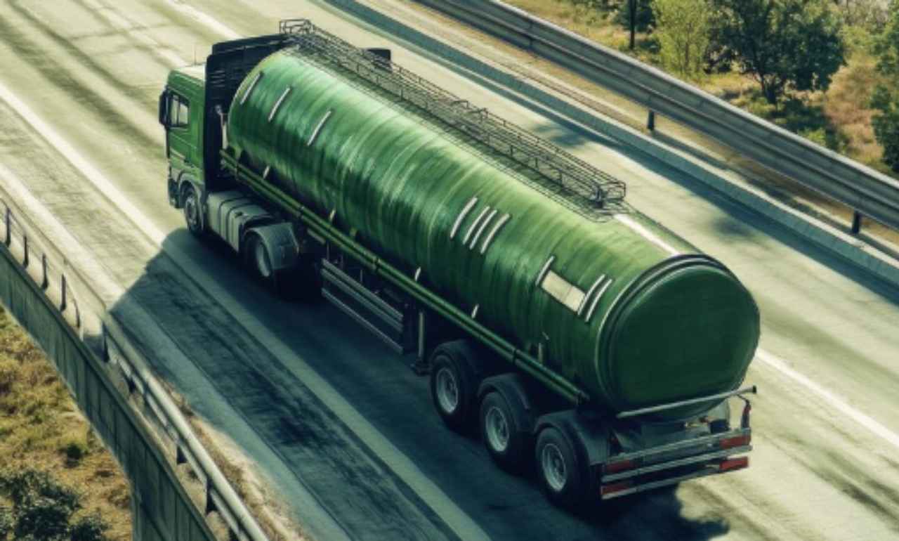 tanker freight truck