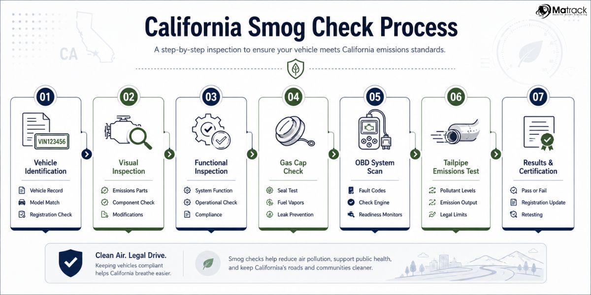 california smog inspection testing and certification process