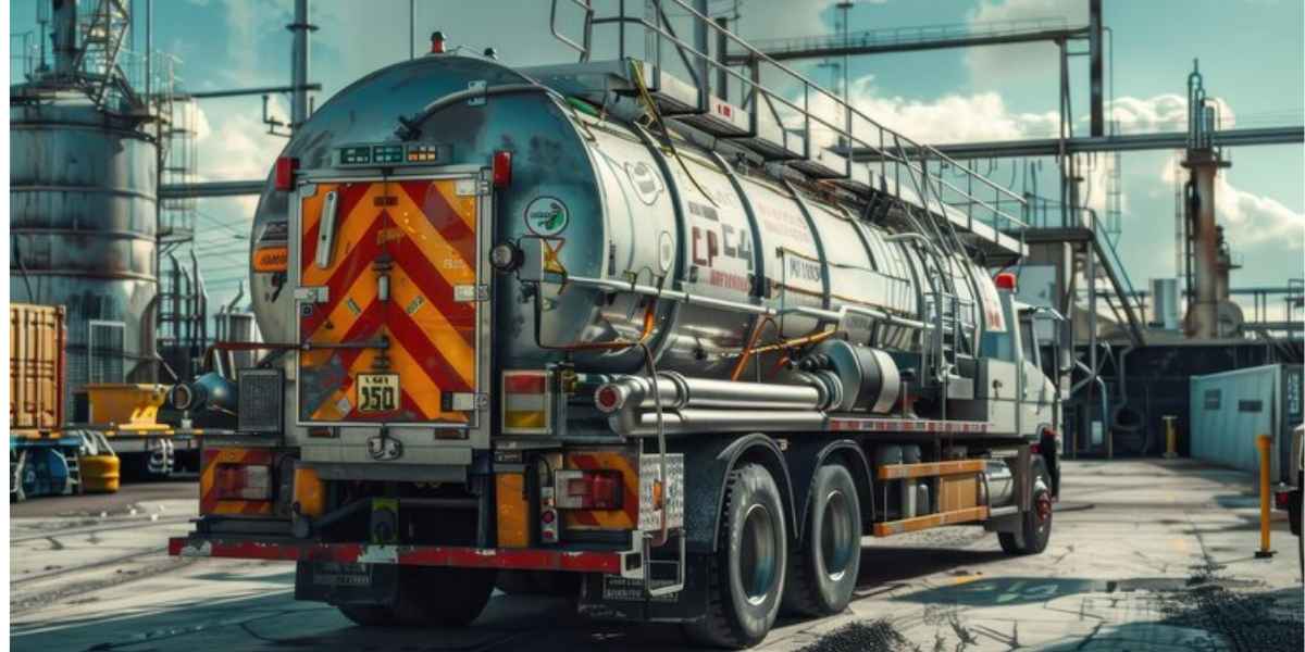 corrosive cargo tank truck