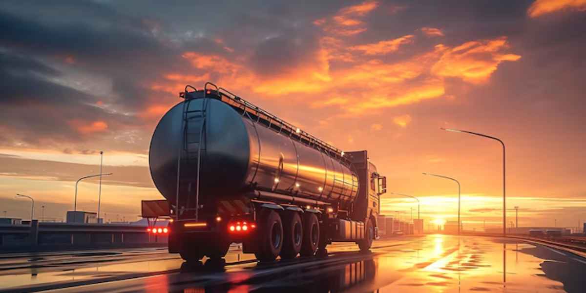 fuel tanker truck
