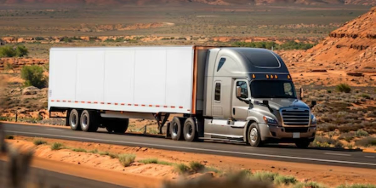 dry van freight truck
