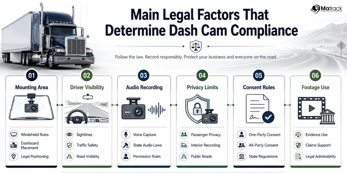 dash cam compliance components and legal recording rules