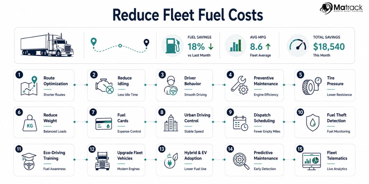 fleet fuel cost reduction and efficiency management