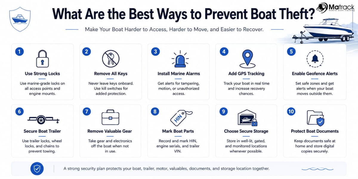 ways to prevent boat theft